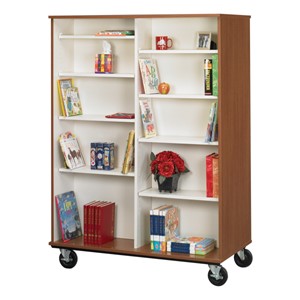 Double-Sided Book Truck (67" H)